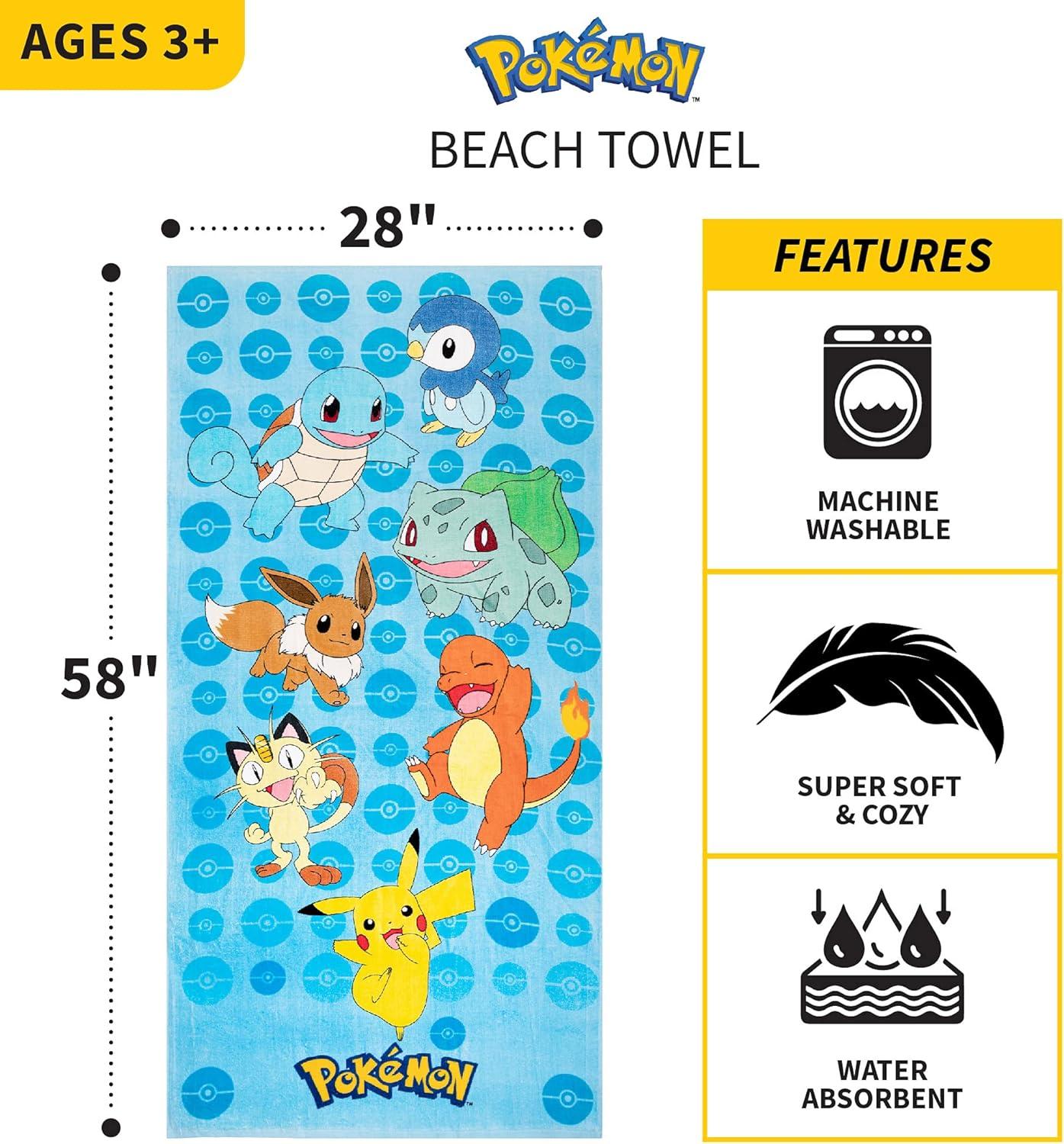 imageThomas amp Friends Kids Super Soft Cotton BathPoolBeach Towel 58 in x 28 in by FrancoPokemon Power Group