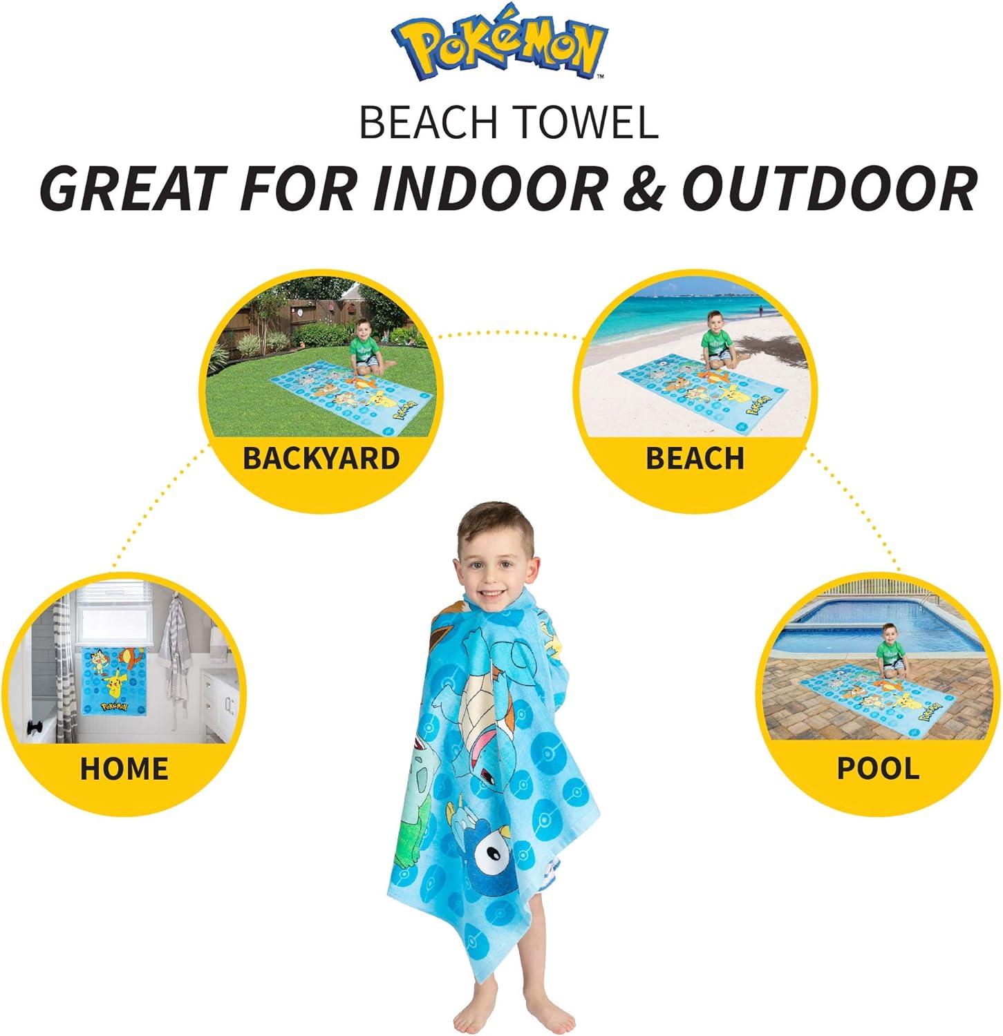 imageThomas amp Friends Kids Super Soft Cotton BathPoolBeach Towel 58 in x 28 in by FrancoPokemon Power Group
