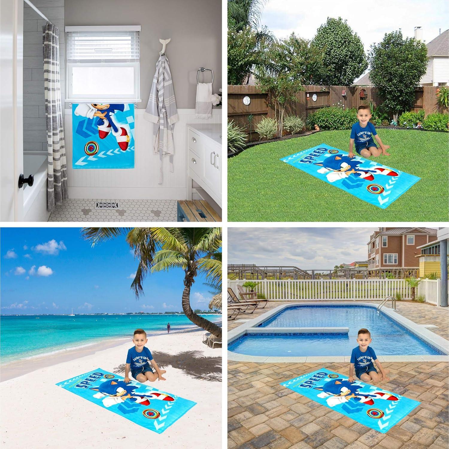 imageThomas amp Friends Kids Super Soft Cotton BathPoolBeach Towel 58 in x 28 in by FrancoSonic