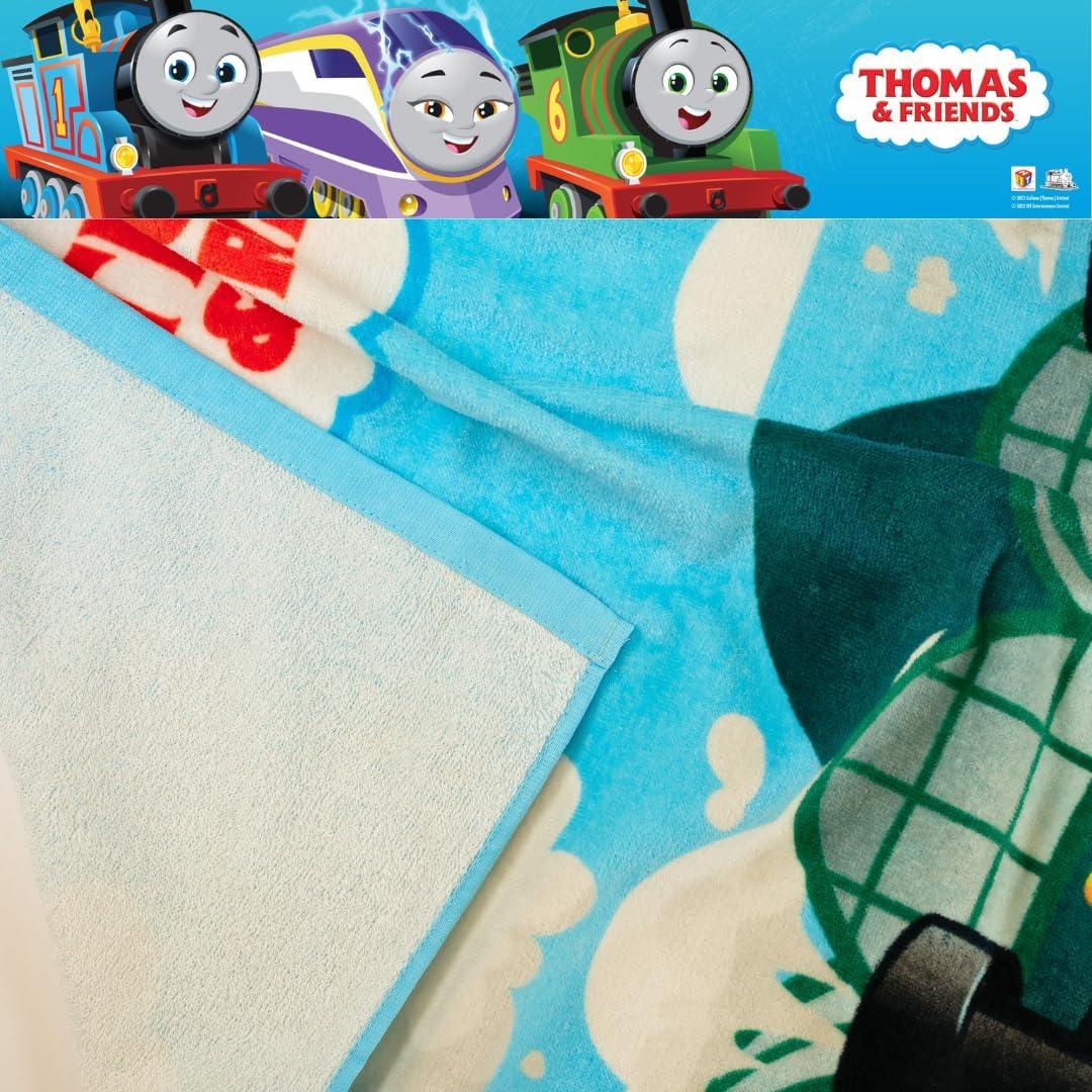 imageThomas amp Friends Kids Super Soft Cotton BathPoolBeach Towel 58 in x 28 in by FrancoThomas Friends