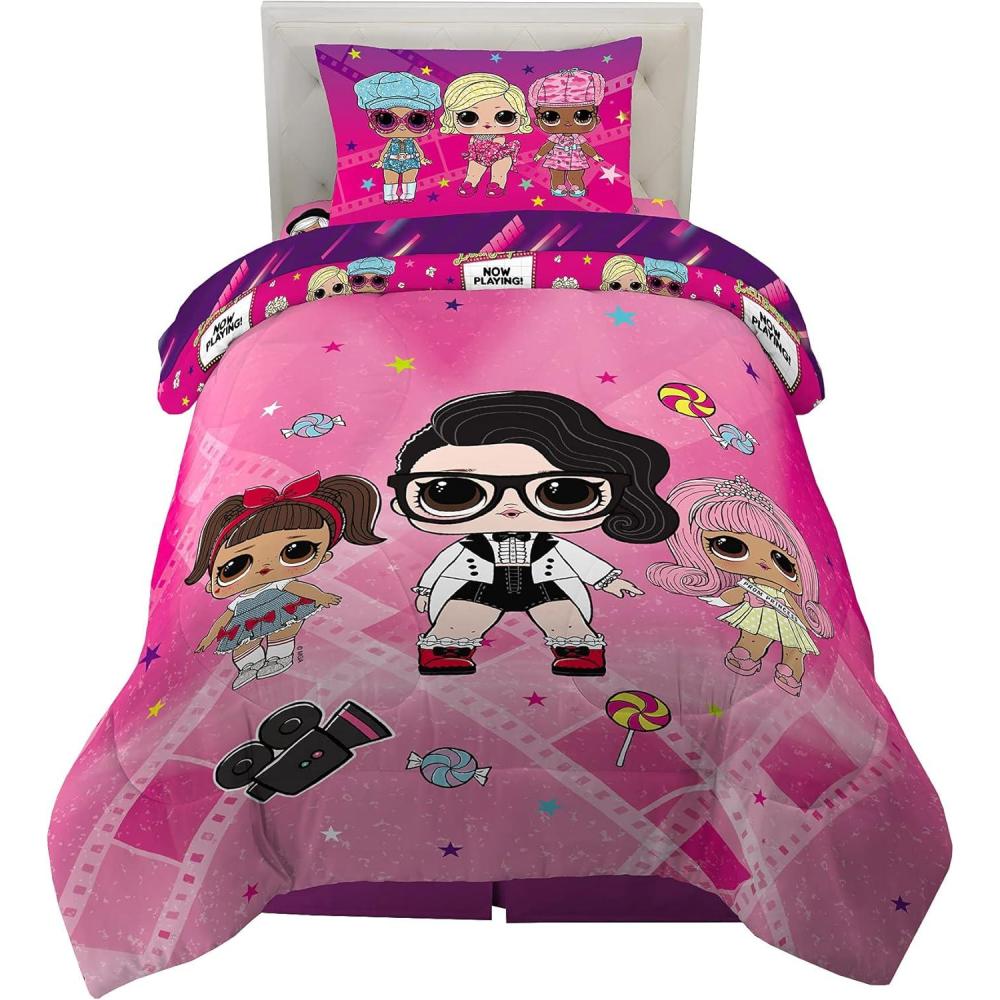 imageThomas amp Friends 4 Piece Toddler Bed Set Super Soft amp Cozy Reversible Microfiber Comforter and Sheets Officially Licensed Product by FrancoLol Surprise