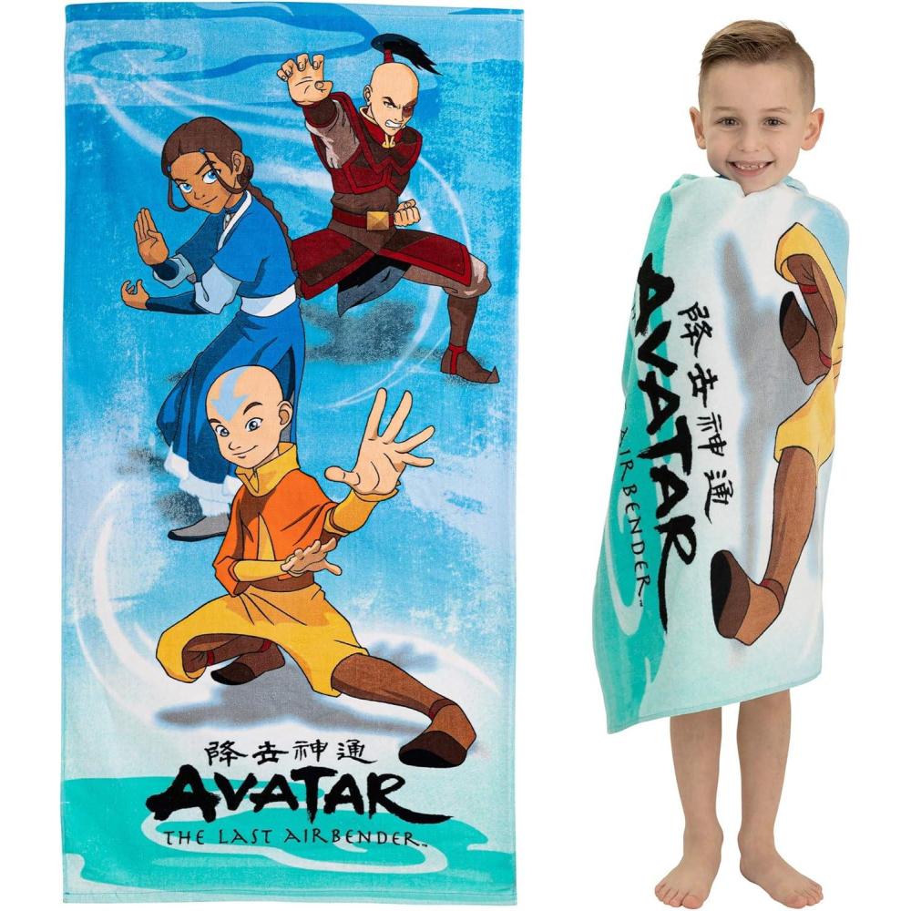 imageThomas amp Friends Kids Super Soft Cotton BathPoolBeach Towel 58 in x 28 in by FrancoAvatar the Last Airbender