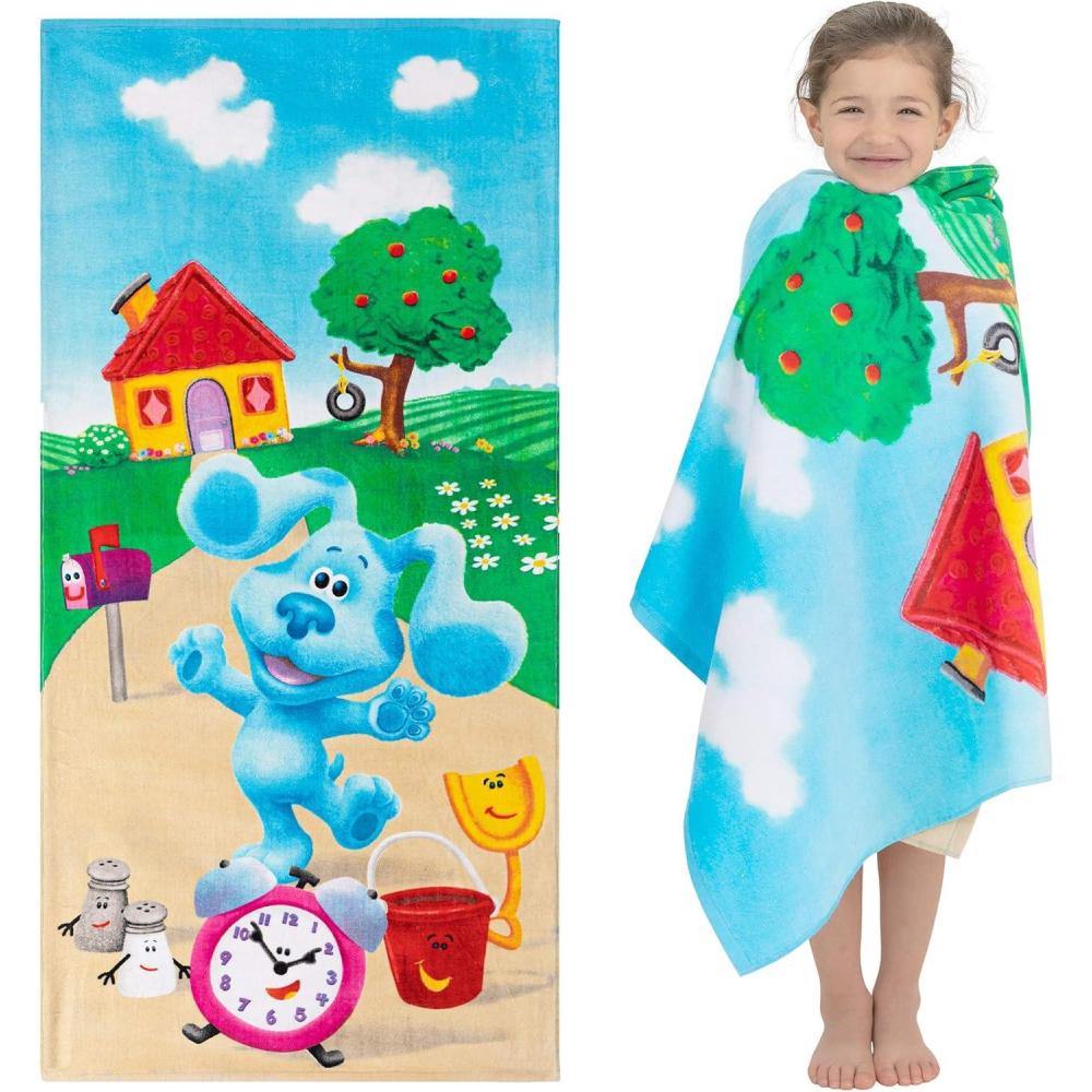imageThomas amp Friends Kids Super Soft Cotton BathPoolBeach Towel 58 in x 28 in by FrancoBlues Clues