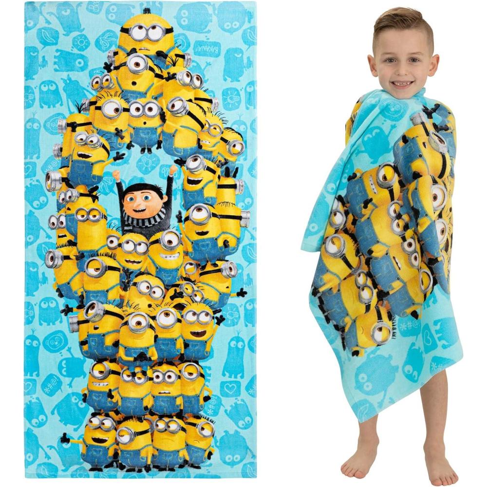 imageThomas amp Friends Kids Super Soft Cotton BathPoolBeach Towel 58 in x 28 in by FrancoMinions the Rise of Gru