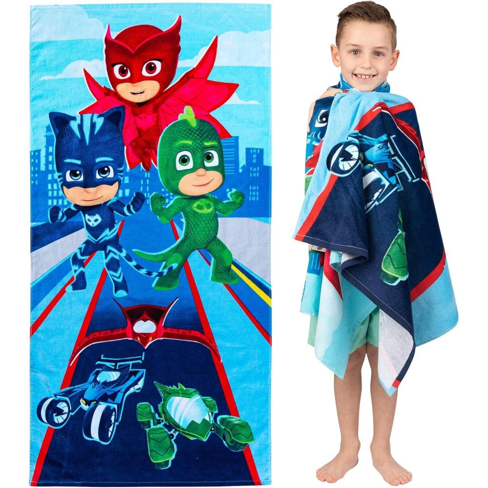 imageThomas amp Friends Kids Super Soft Cotton BathPoolBeach Towel 58 in x 28 in by FrancoPj Masks