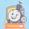 THOMAS & FRIENDS Boys 2-Piece Fleece Set – Thomas the Tank Engine Hooded Sweatshirt and Joggers Bundle for Kids(Light Blue & Gray)