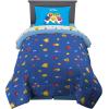 Thomas & Friends 4 Piece Toddler Bed Set – Super Soft & Cozy Reversible Microfiber Comforter and Sheets (Officially Licensed Product) by Franco(Baby Shark)
