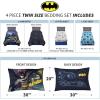 Thomas & Friends 4 Piece Toddler Bed Set – Super Soft & Cozy Reversible Microfiber Comforter and Sheets (Officially Licensed Product) by Franco(Batman)