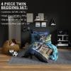 Thomas & Friends 4 Piece Toddler Bed Set – Super Soft & Cozy Reversible Microfiber Comforter and Sheets (Officially Licensed Product) by Franco(Batman)
