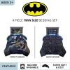 Thomas & Friends 4 Piece Toddler Bed Set – Super Soft & Cozy Reversible Microfiber Comforter and Sheets (Officially Licensed Product) by Franco(Batman)