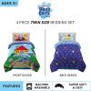 Thomas & Friends 4 Piece Toddler Bed Set – Super Soft & Cozy Reversible Microfiber Comforter and Sheets (Officially Licensed Product) by Franco(Blues Clues)