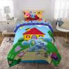 Thomas & Friends 4 Piece Toddler Bed Set – Super Soft & Cozy Reversible Microfiber Comforter and Sheets (Officially Licensed Product) by Franco(Blues Clues)