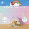 Thomas & Friends 4 Piece Toddler Bed Set – Super Soft & Cozy Reversible Microfiber Comforter and Sheets (Officially Licensed Product) by Franco(Care Bears – Foodie)