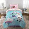 Thomas & Friends 4 Piece Toddler Bed Set – Super Soft & Cozy Reversible Microfiber Comforter and Sheets (Officially Licensed Product) by Franco(Gabby’s Dollhouse)