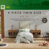 Thomas & Friends 4 Piece Toddler Bed Set – Super Soft & Cozy Reversible Microfiber Comforter and Sheets (Officially Licensed Product) by Franco(Green – John Deere)