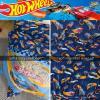 Thomas & Friends 4 Piece Toddler Bed Set – Super Soft & Cozy Reversible Microfiber Comforter and Sheets (Officially Licensed Product) by Franco(Hot Wheels)
