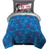 Thomas & Friends 4 Piece Toddler Bed Set – Super Soft & Cozy Reversible Microfiber Comforter and Sheets (Officially Licensed Product) by Franco(Jurassic World Dominion)