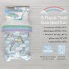 Thomas & Friends 4 Piece Toddler Bed Set – Super Soft & Cozy Reversible Microfiber Comforter and Sheets (Officially Licensed Product) by Franco(Light Blue – My Little Pony)