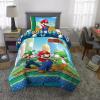 Thomas & Friends 4 Piece Toddler Bed Set – Super Soft & Cozy Reversible Microfiber Comforter and Sheets (Officially Licensed Product) by Franco(Mario)