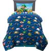 Thomas & Friends 4 Piece Toddler Bed Set – Super Soft & Cozy Reversible Microfiber Comforter and Sheets (Officially Licensed Product) by Franco(Mario)