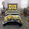 Thomas & Friends 4 Piece Toddler Bed Set – Super Soft & Cozy Reversible Microfiber Comforter and Sheets (Officially Licensed Product) by Franco(Minions the Rise of Gru)