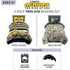 Thomas & Friends 4 Piece Toddler Bed Set – Super Soft & Cozy Reversible Microfiber Comforter and Sheets (Officially Licensed Product) by Franco(Minions the Rise of Gru)