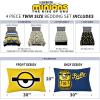 Thomas & Friends 4 Piece Toddler Bed Set – Super Soft & Cozy Reversible Microfiber Comforter and Sheets (Officially Licensed Product) by Franco(Minions the Rise of Gru)