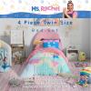 Thomas & Friends 4 Piece Toddler Bed Set – Super Soft & Cozy Reversible Microfiber Comforter and Sheets (Officially Licensed Product) by Franco(Ms. Rachel)