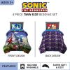 Thomas & Friends 4 Piece Toddler Bed Set – Super Soft & Cozy Reversible Microfiber Comforter and Sheets (Officially Licensed Product) by Franco(Multicolour)