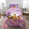 Thomas & Friends 4 Piece Toddler Bed Set – Super Soft & Cozy Reversible Microfiber Comforter and Sheets (Officially Licensed Product) by Franco(Paw Patrol Girls)
