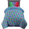 Thomas & Friends 4 Piece Toddler Bed Set – Super Soft & Cozy Reversible Microfiber Comforter and Sheets (Officially Licensed Product) by Franco(Pj Masks)