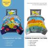 Thomas & Friends 4 Piece Toddler Bed Set – Super Soft & Cozy Reversible Microfiber Comforter and Sheets (Officially Licensed Product) by Franco(Pokemon)