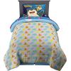 Thomas & Friends 4 Piece Toddler Bed Set – Super Soft & Cozy Reversible Microfiber Comforter and Sheets (Officially Licensed Product) by Franco(Pokemon)
