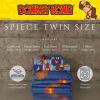 Thomas & Friends 4 Piece Toddler Bed Set – Super Soft & Cozy Reversible Microfiber Comforter and Sheets (Officially Licensed Product) by Franco(Red – Donkey Kong)