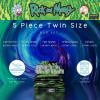 Thomas & Friends 4 Piece Toddler Bed Set – Super Soft & Cozy Reversible Microfiber Comforter and Sheets (Officially Licensed Product) by Franco(Rick & Morty)