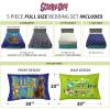 Thomas & Friends 4 Piece Toddler Bed Set – Super Soft & Cozy Reversible Microfiber Comforter and Sheets (Officially Licensed Product) by Franco(Scooby Doo)