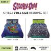 Thomas & Friends 4 Piece Toddler Bed Set – Super Soft & Cozy Reversible Microfiber Comforter and Sheets (Officially Licensed Product) by Franco(Scooby Doo)