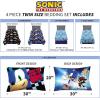 Thomas & Friends 4 Piece Toddler Bed Set – Super Soft & Cozy Reversible Microfiber Comforter and Sheets (Officially Licensed Product) by Franco(Sonic the Hedgehog)