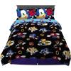Thomas & Friends 4 Piece Toddler Bed Set – Super Soft & Cozy Reversible Microfiber Comforter and Sheets (Officially Licensed Product) by Franco(Sonic the Hedgehog)