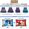 Thomas & Friends 4 Piece Toddler Bed Set – Super Soft & Cozy Reversible Microfiber Comforter and Sheets (Officially Licensed Product) by Franco(Sonic)