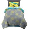 Thomas & Friends 4 Piece Toddler Bed Set – Super Soft & Cozy Reversible Microfiber Comforter and Sheets (Officially Licensed Product) by Franco(Spongebob)