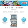 Thomas & Friends 4 Piece Toddler Bed Set – Super Soft & Cozy Reversible Microfiber Comforter and Sheets (Officially Licensed Product) by Franco(Thomas & Friends)