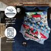 Thomas & Friends 4 Piece Toddler Bed Set – Super Soft & Cozy Reversible Microfiber Comforter and Sheets (Officially Licensed Product) by Franco(Transformers)
