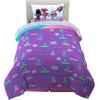 Thomas & Friends 4 Piece Toddler Bed Set – Super Soft & Cozy Reversible Microfiber Comforter and Sheets (Officially Licensed Product) by Franco(Trolls World Tour)