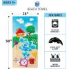 Thomas & Friends Kids Super Soft Cotton Bath/Pool/Beach Towel, 58 in x 28 in, by Franco(Blues Clues)