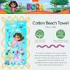 Thomas & Friends Kids Super Soft Cotton Bath/Pool/Beach Towel, 58 in x 28 in, by Franco(Dora the Explorer)