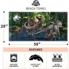 Thomas & Friends Kids Super Soft Cotton Bath/Pool/Beach Towel, 58 in x 28 in, by Franco(Jurassic World)
