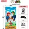 Thomas & Friends Kids Super Soft Cotton Bath/Pool/Beach Towel, 58 in x 28 in, by Franco(Mario)