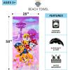Thomas & Friends Kids Super Soft Cotton Bath/Pool/Beach Towel, 58 in x 28 in, by Franco(Paw Patrol Girls)