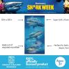 Thomas & Friends Kids Super Soft Cotton Bath/Pool/Beach Towel, 58 in x 28 in, by Franco(Shark Week)